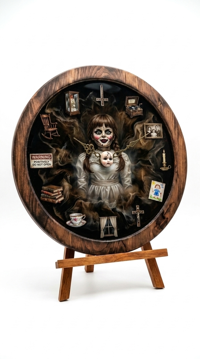 Annabelle Horror Clock