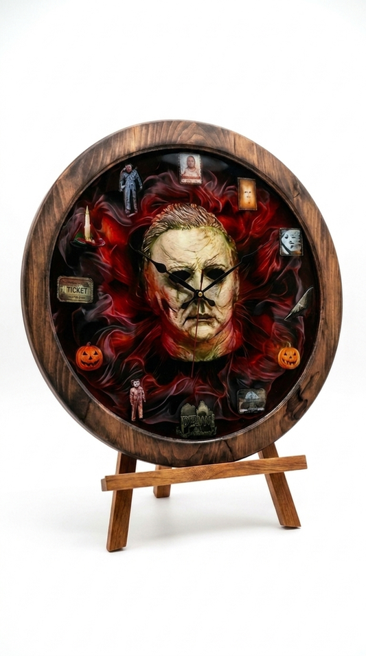 Michael Myers Horror Clock