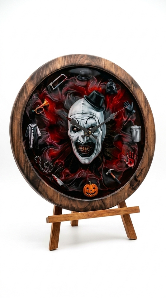 Art the Clown Horror Clock