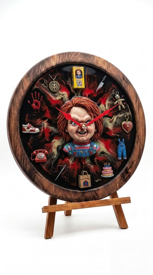 Chucky Horror Clock